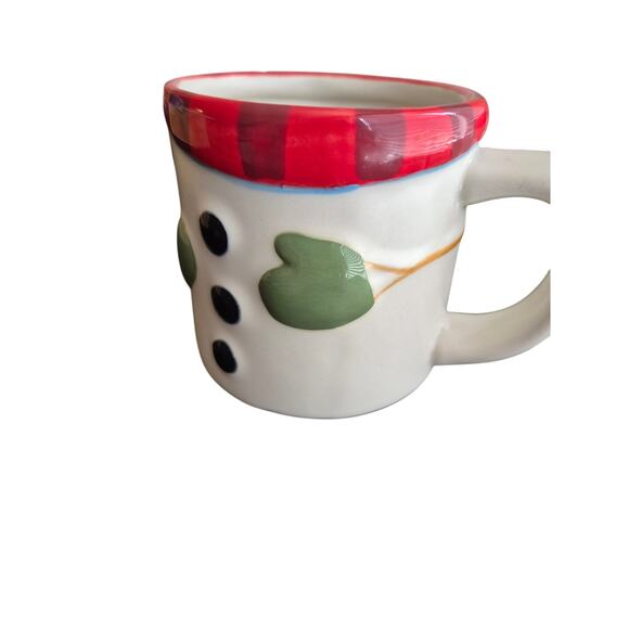Hallmark Stacking Christmas Winter Mugs Cups Set of 2 That Stack to Make Snowman - Picture 6 of 8